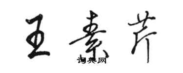 駱恆光王素芹行書個性簽名怎么寫