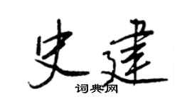 王正良史建行書個性簽名怎么寫