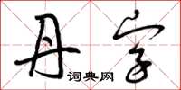 曾慶福丹字草書怎么寫