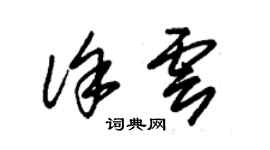 朱錫榮徐雲草書個性簽名怎么寫