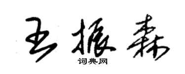 朱錫榮王振森草書個性簽名怎么寫