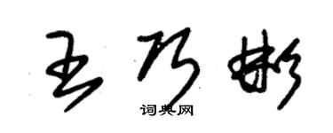 朱錫榮王巧彬草書個性簽名怎么寫