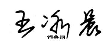 朱錫榮王冰晨草書個性簽名怎么寫