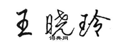 駱恆光王曉玲行書個性簽名怎么寫