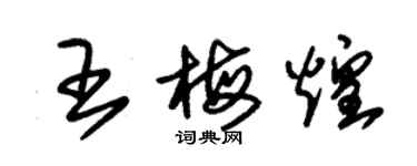 朱錫榮王梅煌草書個性簽名怎么寫