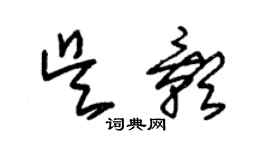 朱錫榮吳影草書個性簽名怎么寫