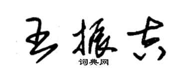 朱錫榮王振吉草書個性簽名怎么寫