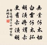 滿月面重瞻相好，如冰壺裡悟流停 詩詞名句