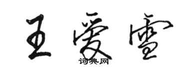 駱恆光王愛雪行書個性簽名怎么寫