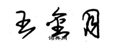 朱錫榮王金月草書個性簽名怎么寫