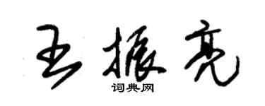 朱錫榮王振亮草書個性簽名怎么寫