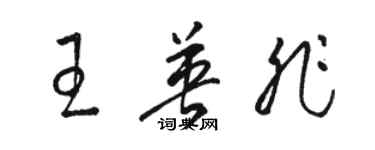 駱恆光王英非草書個性簽名怎么寫