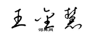 梁錦英王金慧草書個性簽名怎么寫