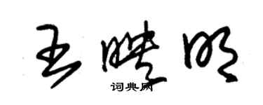 朱錫榮王映明草書個性簽名怎么寫