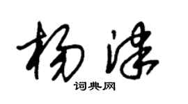 朱錫榮楊津草書個性簽名怎么寫