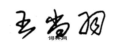 朱錫榮王尚羽草書個性簽名怎么寫