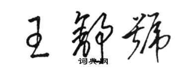 駱恆光王舒號草書個性簽名怎么寫