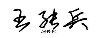 朱錫榮王能兵草書個性簽名怎么寫