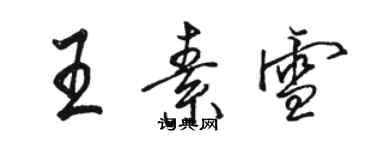 駱恆光王素雪行書個性簽名怎么寫