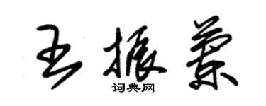 朱錫榮王振蘭草書個性簽名怎么寫