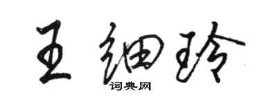 駱恆光王細玲行書個性簽名怎么寫