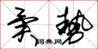 朱錫榮異勢草書怎么寫