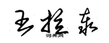 朱錫榮王拉泰草書個性簽名怎么寫