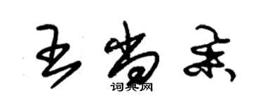 朱錫榮王尚舉草書個性簽名怎么寫