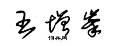 朱錫榮王增峰草書個性簽名怎么寫