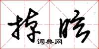 朱錫榮掉眩草書怎么寫