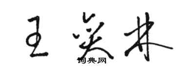 駱恆光王奕林草書個性簽名怎么寫