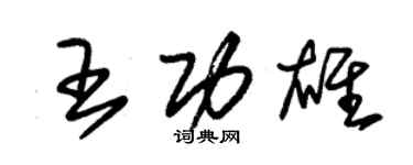 朱錫榮王功雄草書個性簽名怎么寫