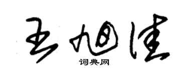 朱錫榮王旭佳草書個性簽名怎么寫