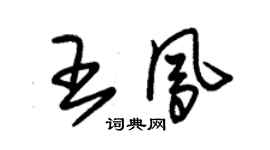 朱錫榮王鳳草書個性簽名怎么寫