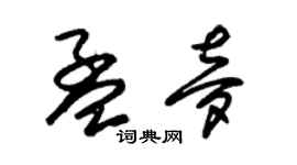 朱錫榮孟夢草書個性簽名怎么寫