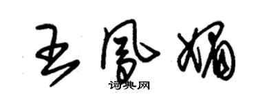 朱錫榮王鳳媚草書個性簽名怎么寫