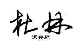 朱錫榮杜林草書個性簽名怎么寫