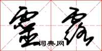 朱錫榮靈露草書怎么寫