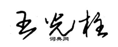 朱錫榮王光柱草書個性簽名怎么寫