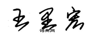 朱錫榮王里宏草書個性簽名怎么寫