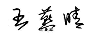 朱錫榮王燕晴草書個性簽名怎么寫