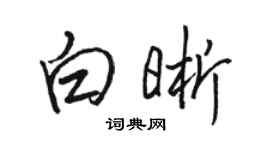 駱恆光白晰行書個性簽名怎么寫