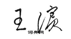 駱恆光王濱草書個性簽名怎么寫