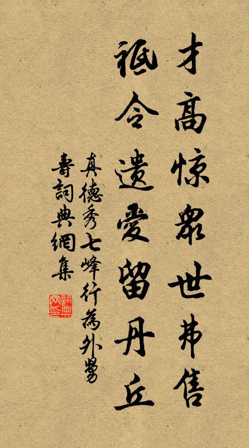 妻子亦細事，文章固虛名 詩詞名句