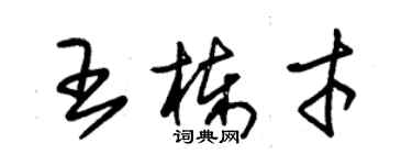 朱錫榮王棟才草書個性簽名怎么寫