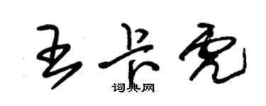 朱錫榮王卡虎草書個性簽名怎么寫