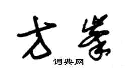 朱錫榮方峰草書個性簽名怎么寫