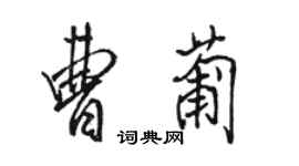 駱恆光曹葡行書個性簽名怎么寫