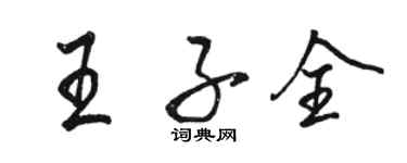 駱恆光王子全行書個性簽名怎么寫