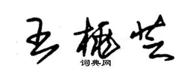 朱錫榮王桃芝草書個性簽名怎么寫